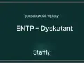 Typ osobowości w pracy: ENTP – Dysputant. Ten typ osobowości uwielbia dyskusje i nowe pomysły.