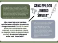 Epilog „Innego świata” ukazuje bohaterów w zderzeniu moralności obozowej i wolności.