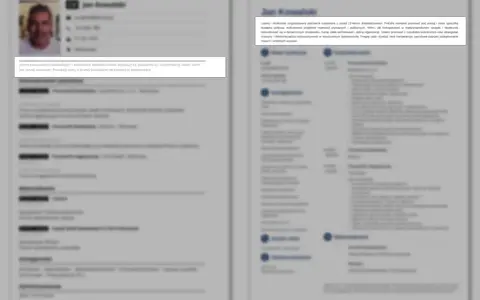 Jan Kowalski, budowlaniec z 15-letnim doświadczeniem, szuka pracy. Jego życiorys podkreśla dokładność, sumienność i chęć rozwoju.