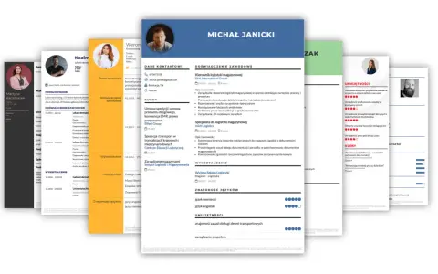 CV bez doświadczenia: Michał Janicki, kierownik logistyki, z doświadczeniem w DHL i H&M. Kursy i umiejętności.